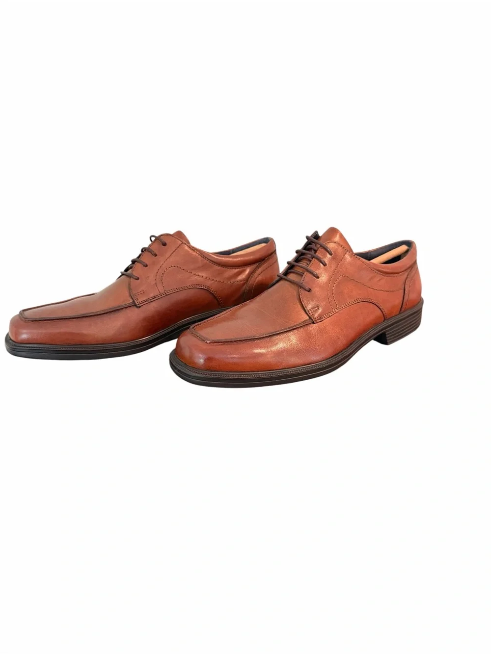 Nunn Bush Chattanooga Cognac Leather Oxford Dress Shoes 9.5M